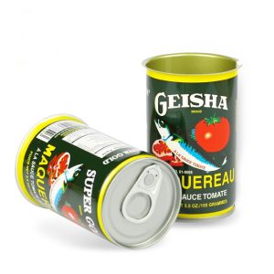 sardine tin cans